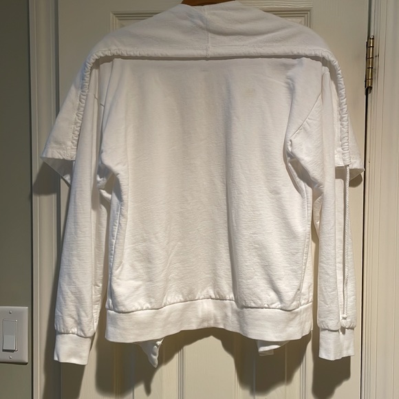 Young Fabulous & Broke white open sweatshirt jacket. Size sm - Picture 2 of 10